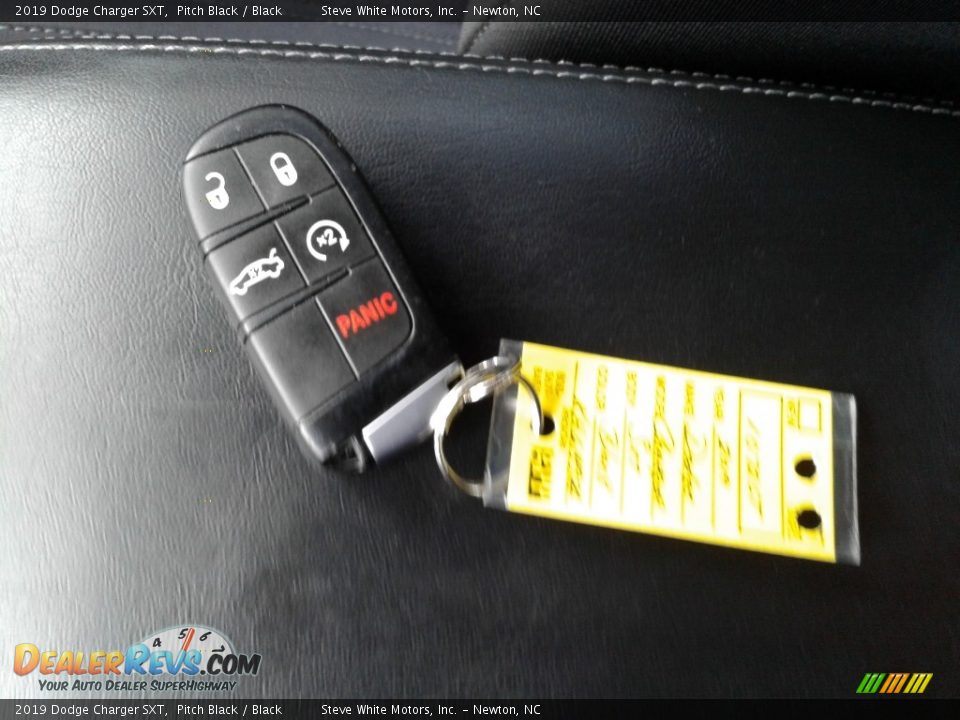 2019 Dodge Charger SXT Pitch Black / Black Photo #25