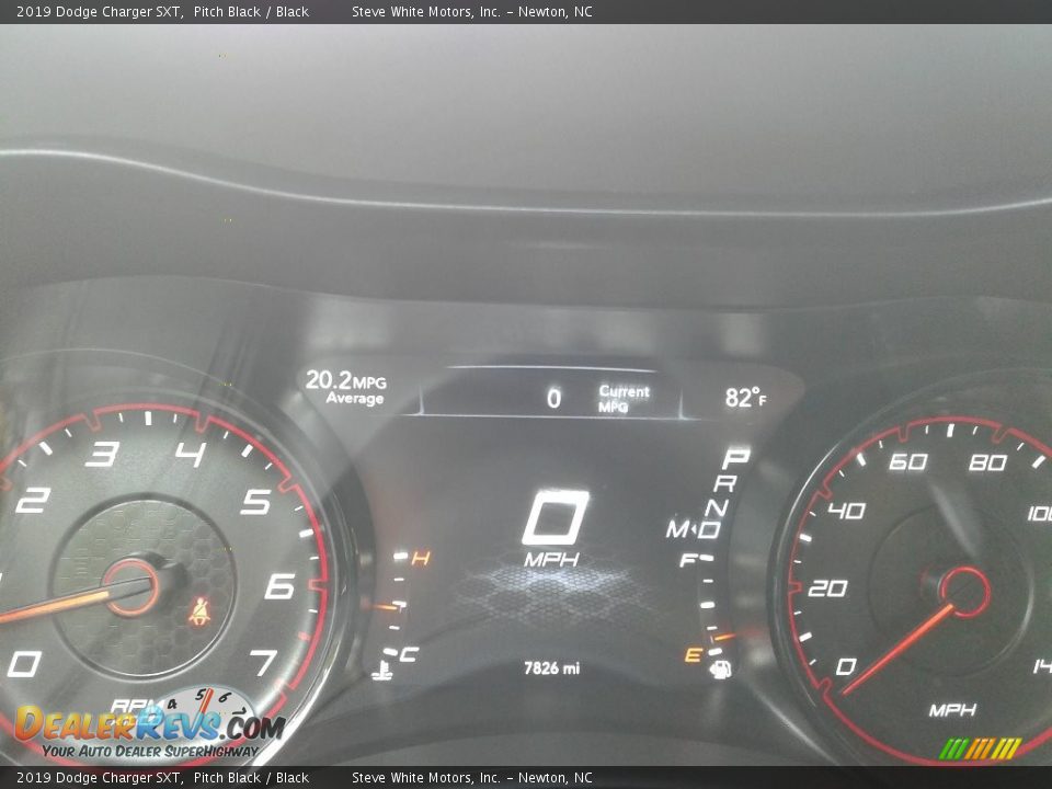 2019 Dodge Charger SXT Pitch Black / Black Photo #26