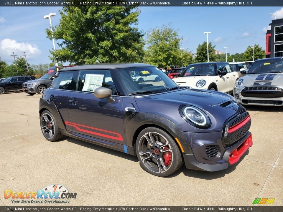 2021 Mini Hardtop John Cooper Works GP Racing Grey Metallic / JCW Carbon Black w/Dinamica Photo #1