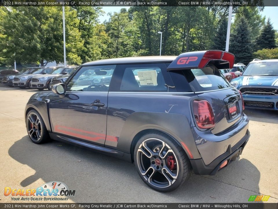 2021 Mini Hardtop John Cooper Works GP Racing Grey Metallic / JCW Carbon Black w/Dinamica Photo #2