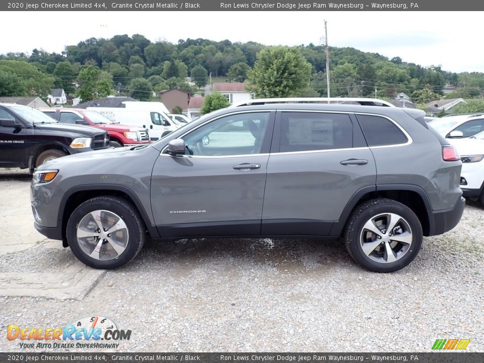 2020 Jeep Cherokee Limited 4x4 Granite Crystal Metallic / Black Photo #2