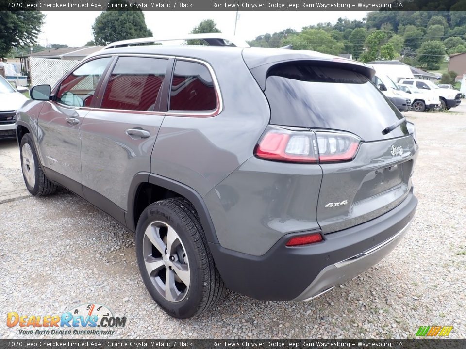 2020 Jeep Cherokee Limited 4x4 Granite Crystal Metallic / Black Photo #3