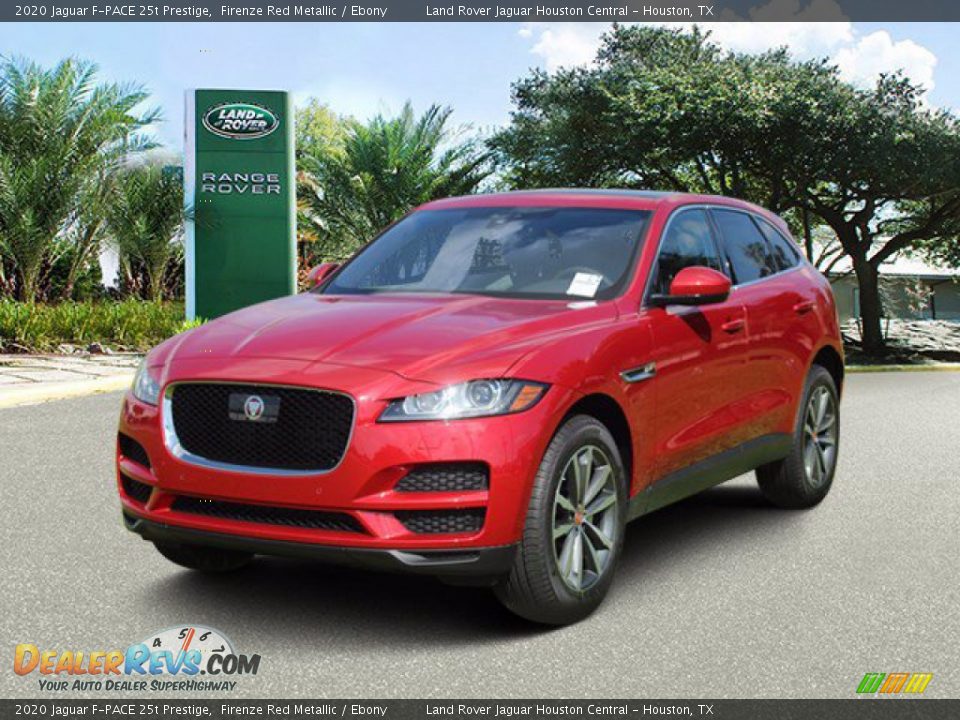 2020 Jaguar F-PACE 25t Prestige Firenze Red Metallic / Ebony Photo #2