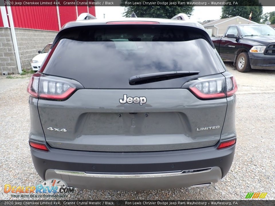 2020 Jeep Cherokee Limited 4x4 Granite Crystal Metallic / Black Photo #4