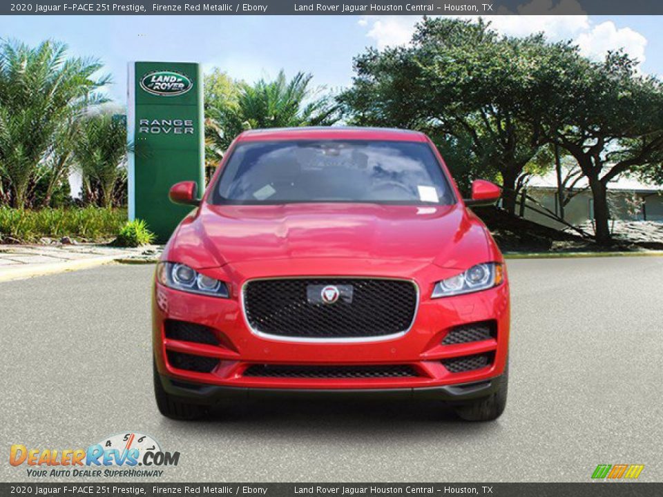 2020 Jaguar F-PACE 25t Prestige Firenze Red Metallic / Ebony Photo #3