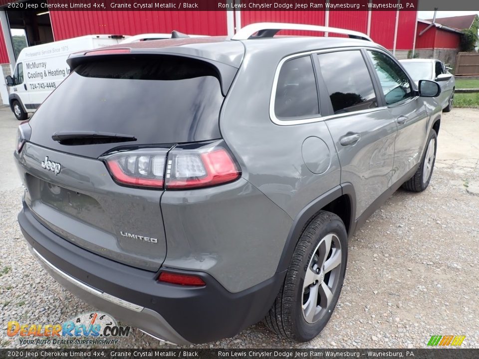 2020 Jeep Cherokee Limited 4x4 Granite Crystal Metallic / Black Photo #5