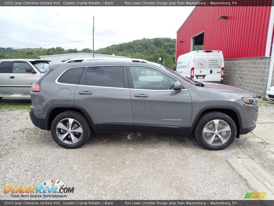 2020 Jeep Cherokee Limited 4x4 Granite Crystal Metallic / Black Photo #6