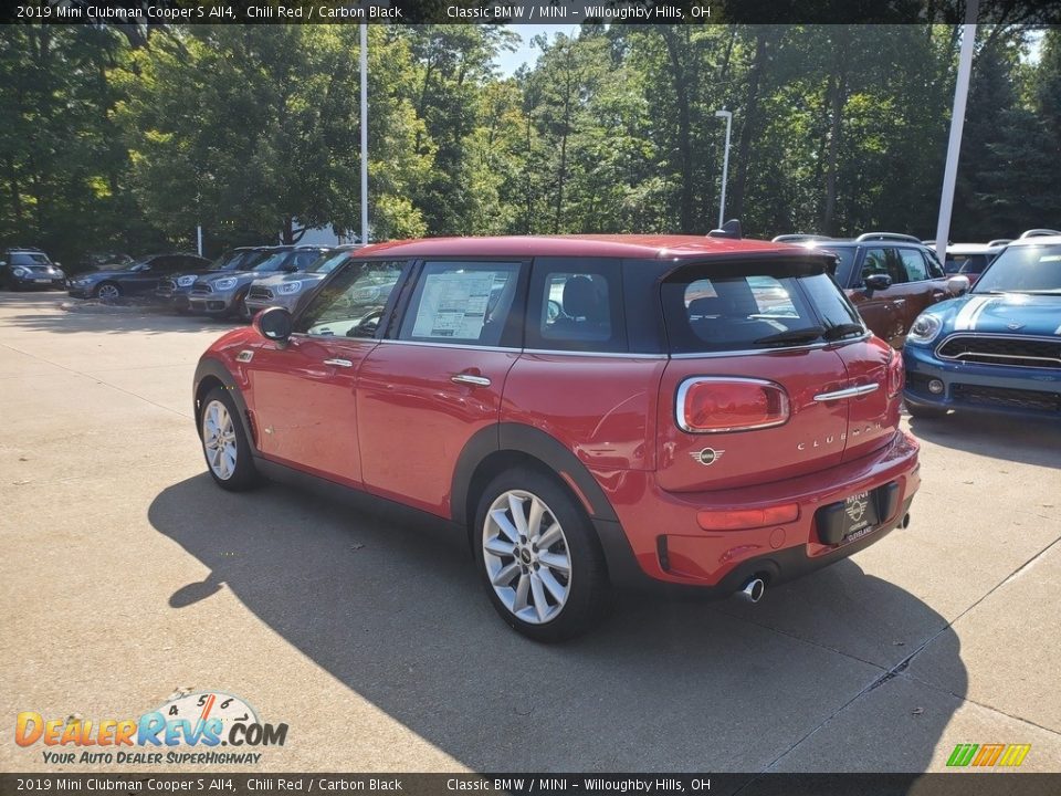 2019 Mini Clubman Cooper S All4 Chili Red / Carbon Black Photo #2