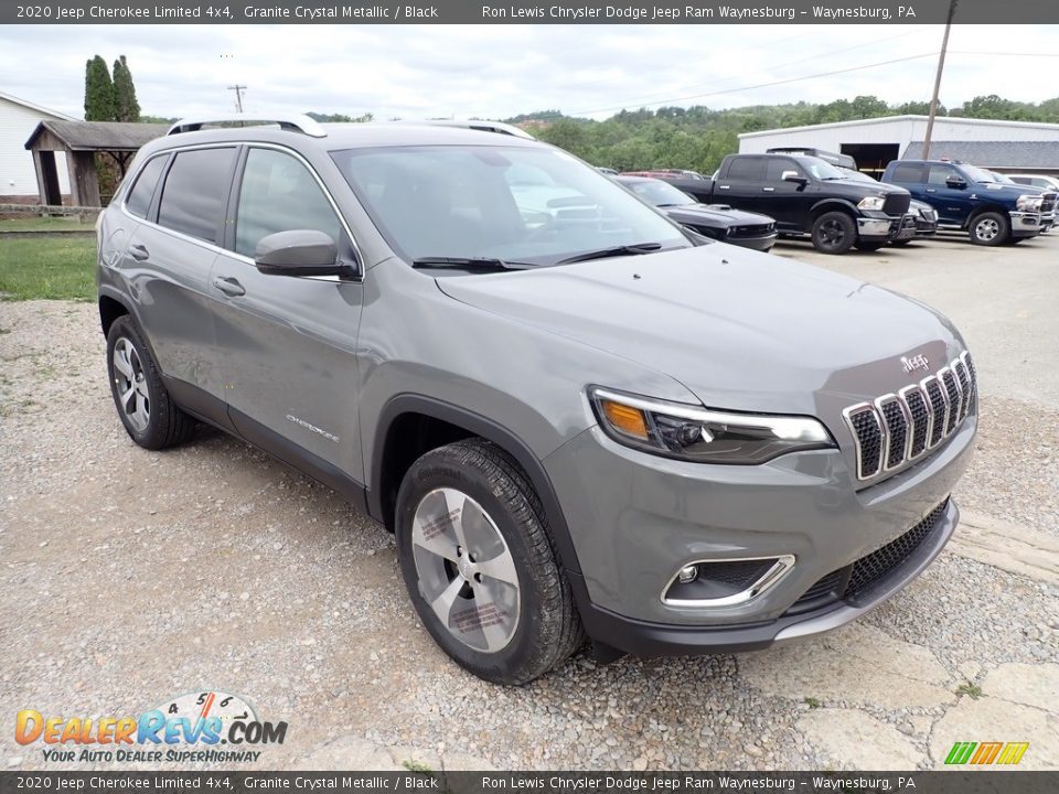 2020 Jeep Cherokee Limited 4x4 Granite Crystal Metallic / Black Photo #7