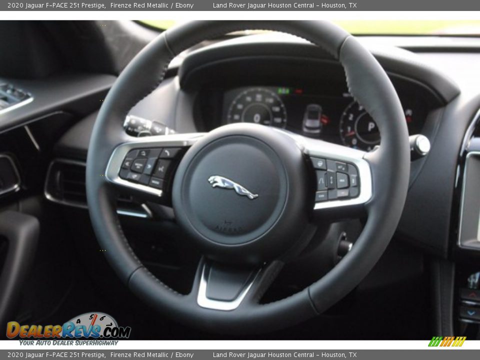 2020 Jaguar F-PACE 25t Prestige Firenze Red Metallic / Ebony Photo #15