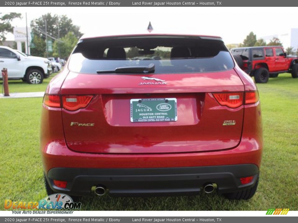 2020 Jaguar F-PACE 25t Prestige Firenze Red Metallic / Ebony Photo #16