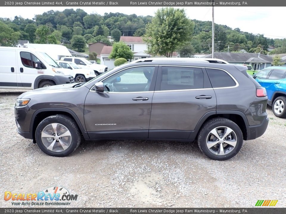 2020 Jeep Cherokee Limited 4x4 Granite Crystal Metallic / Black Photo #2