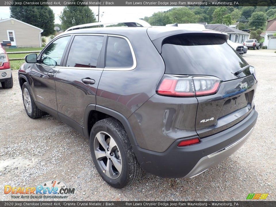 2020 Jeep Cherokee Limited 4x4 Granite Crystal Metallic / Black Photo #3