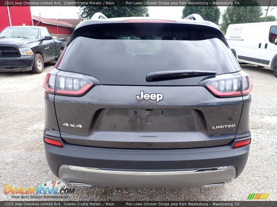 2020 Jeep Cherokee Limited 4x4 Granite Crystal Metallic / Black Photo #4