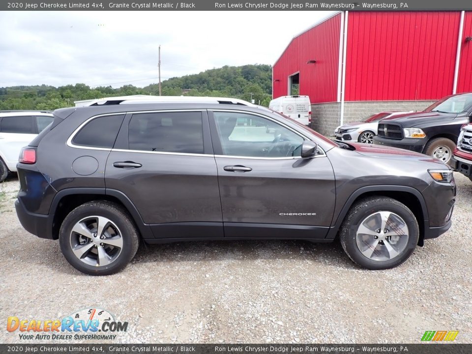 2020 Jeep Cherokee Limited 4x4 Granite Crystal Metallic / Black Photo #6