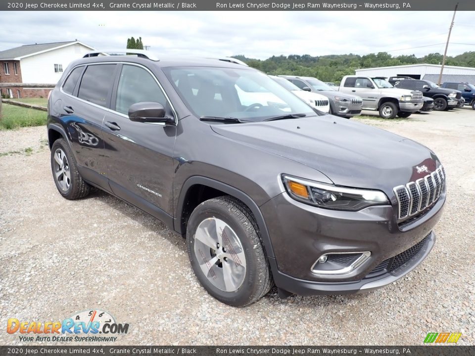 2020 Jeep Cherokee Limited 4x4 Granite Crystal Metallic / Black Photo #7