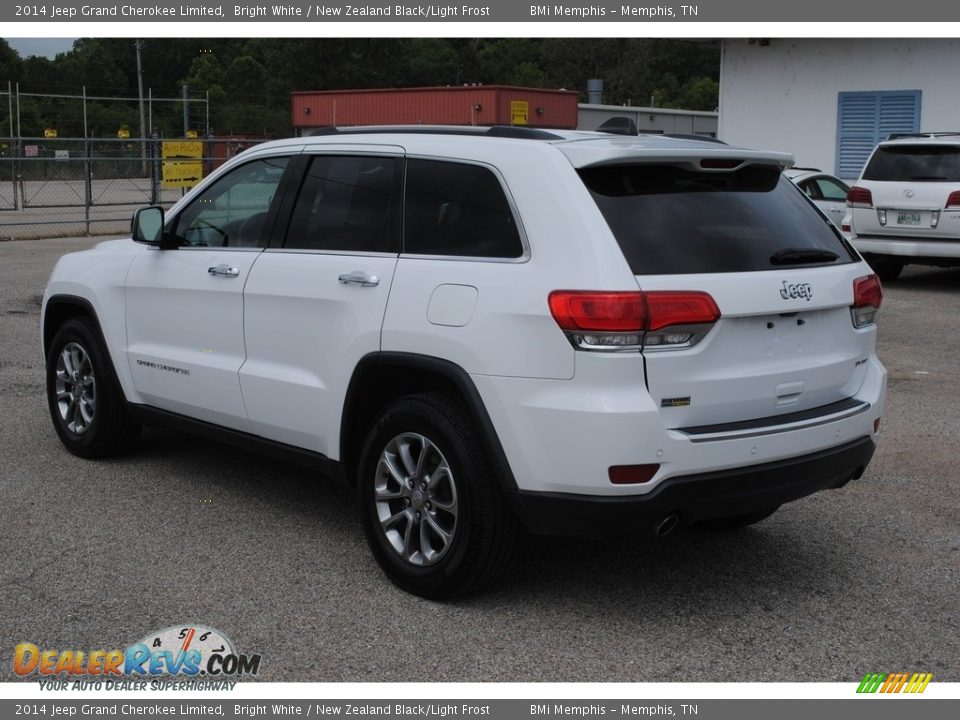 2014 Jeep Grand Cherokee Limited Bright White / New Zealand Black/Light Frost Photo #3
