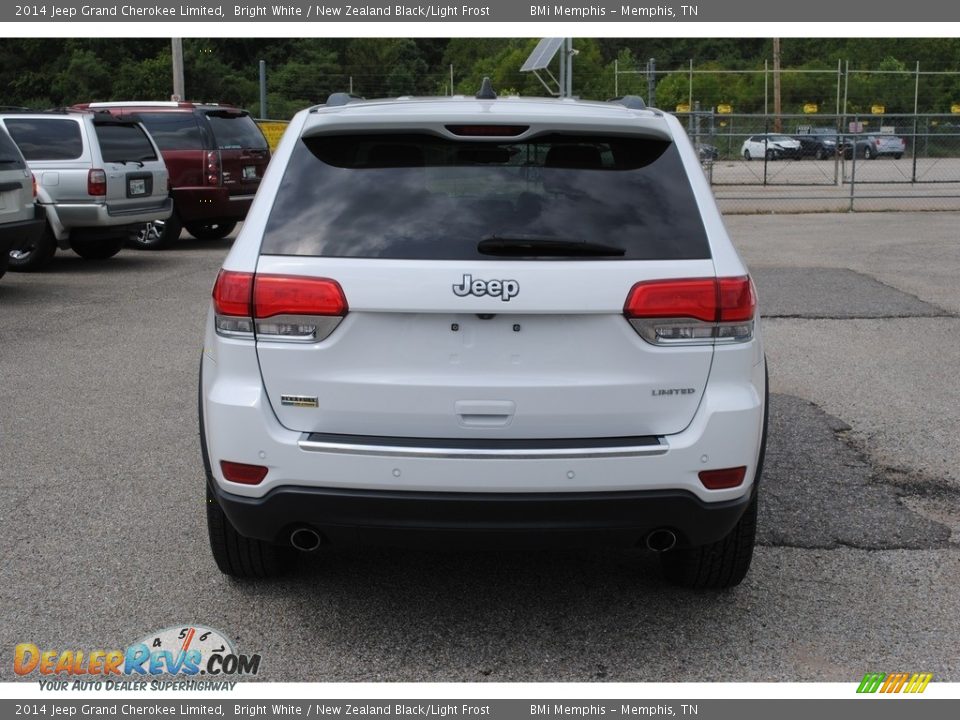2014 Jeep Grand Cherokee Limited Bright White / New Zealand Black/Light Frost Photo #4