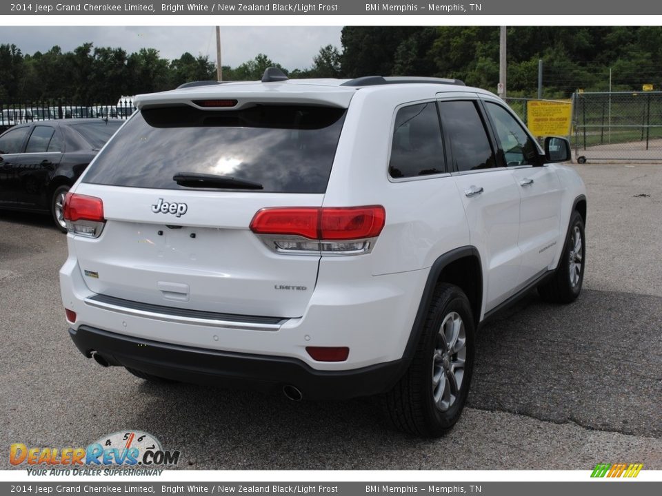 2014 Jeep Grand Cherokee Limited Bright White / New Zealand Black/Light Frost Photo #5