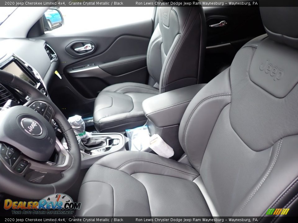 2020 Jeep Cherokee Limited 4x4 Granite Crystal Metallic / Black Photo #14