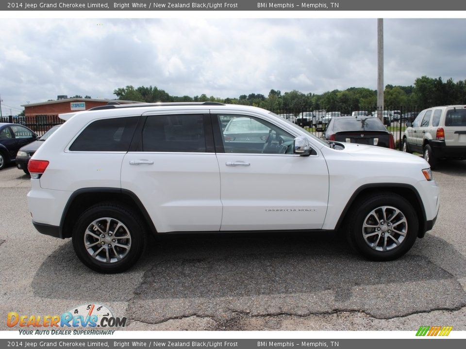 2014 Jeep Grand Cherokee Limited Bright White / New Zealand Black/Light Frost Photo #6