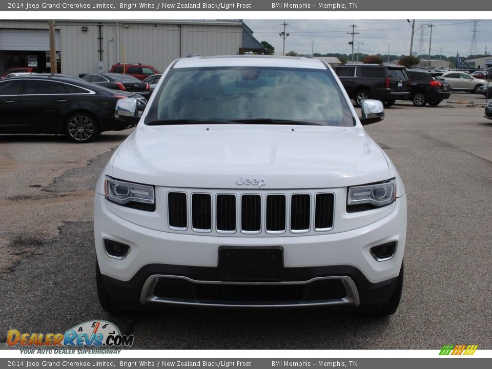2014 Jeep Grand Cherokee Limited Bright White / New Zealand Black/Light Frost Photo #8