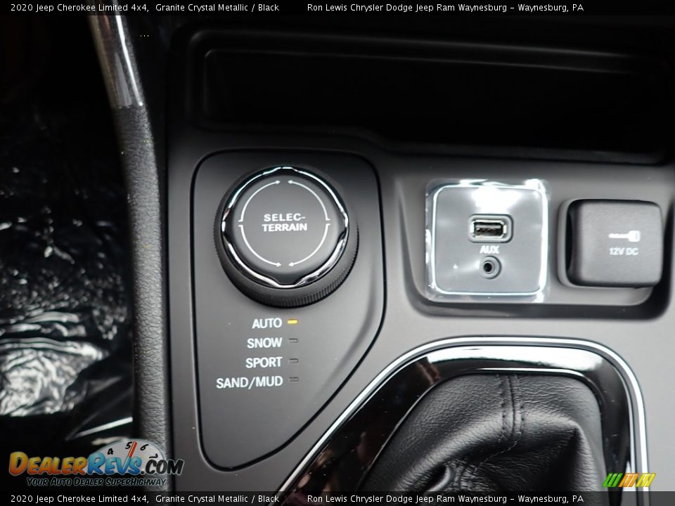 2020 Jeep Cherokee Limited 4x4 Granite Crystal Metallic / Black Photo #20