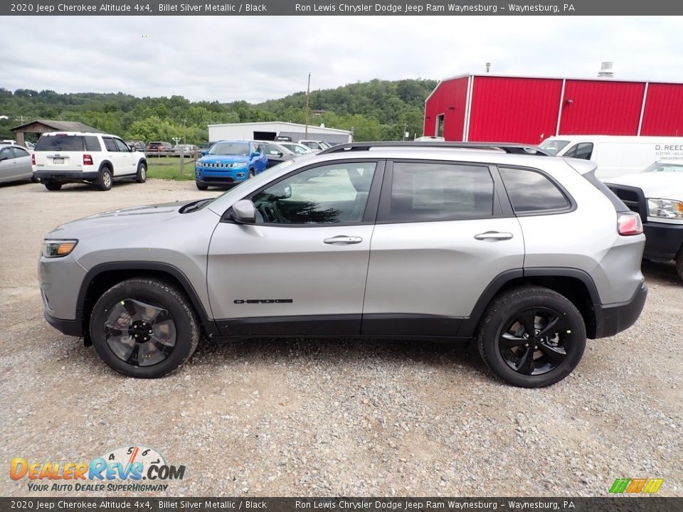 2020 Jeep Cherokee Altitude 4x4 Billet Silver Metallic / Black Photo #2