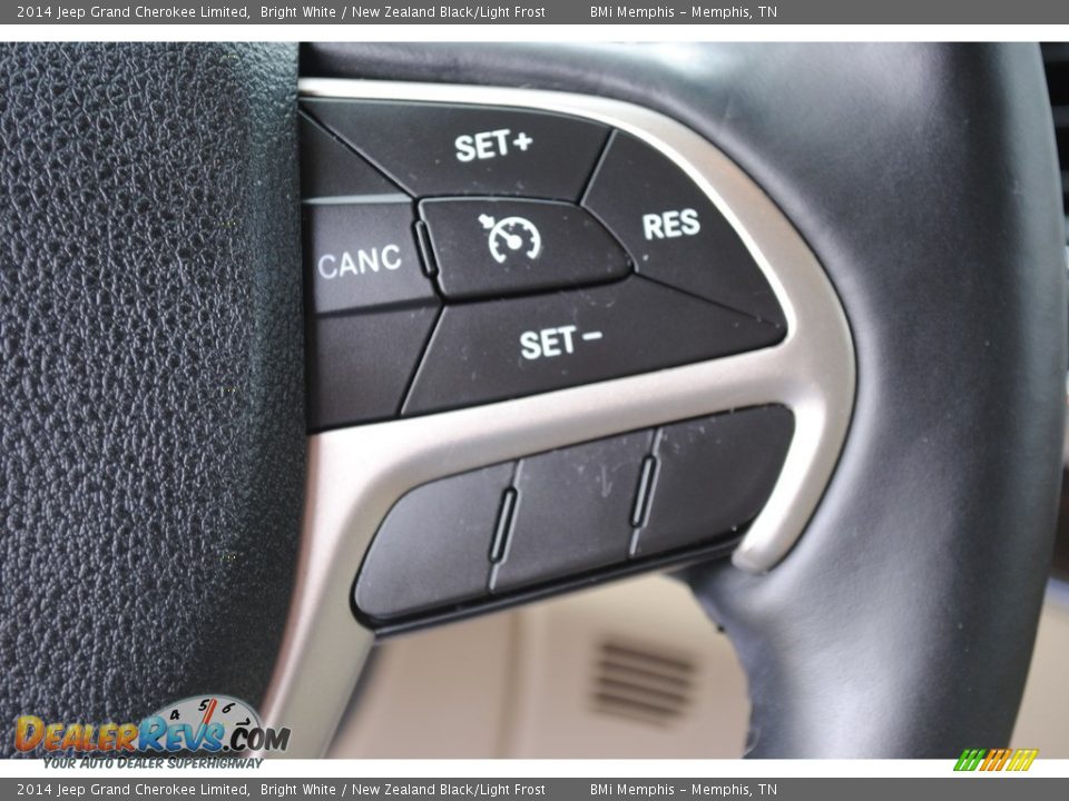2014 Jeep Grand Cherokee Limited Bright White / New Zealand Black/Light Frost Photo #14