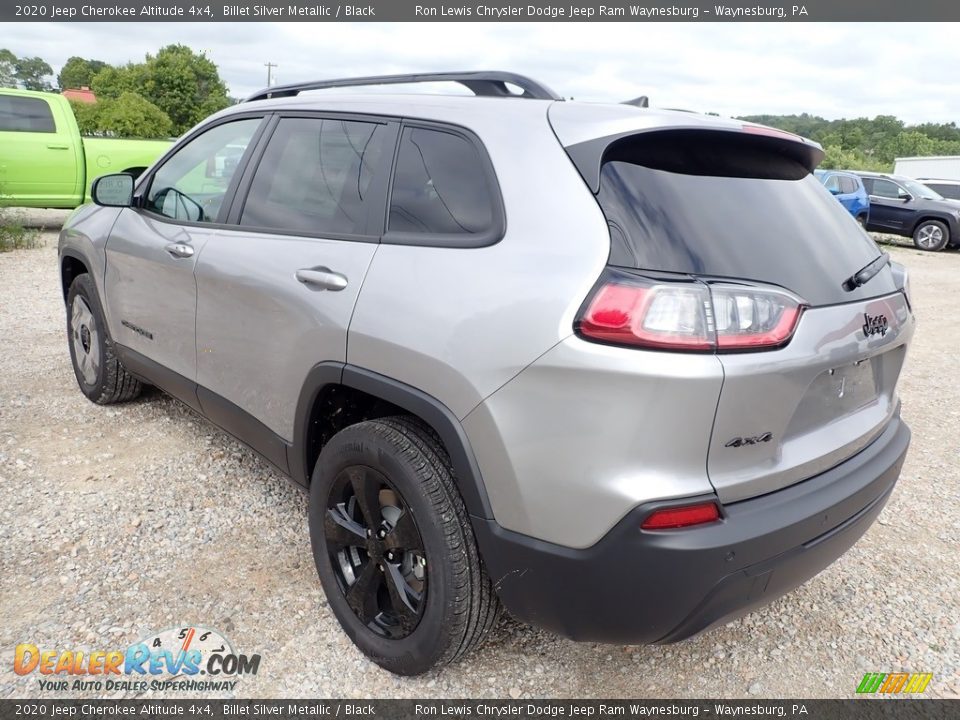 2020 Jeep Cherokee Altitude 4x4 Billet Silver Metallic / Black Photo #3