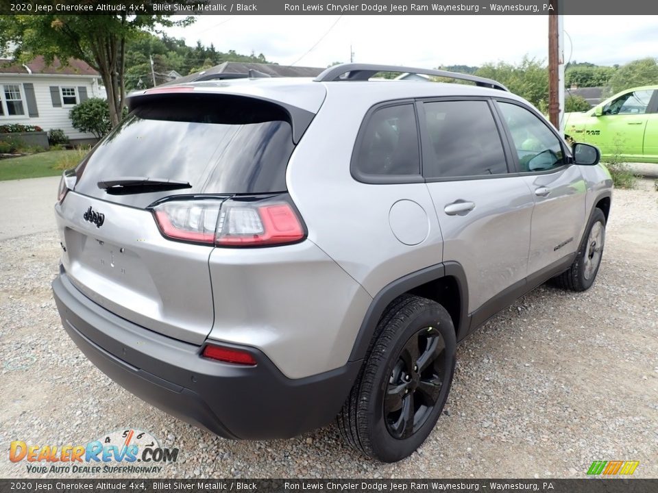 2020 Jeep Cherokee Altitude 4x4 Billet Silver Metallic / Black Photo #5