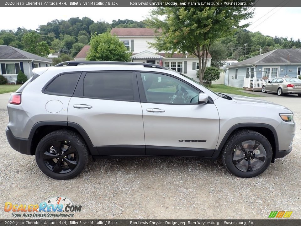 2020 Jeep Cherokee Altitude 4x4 Billet Silver Metallic / Black Photo #6