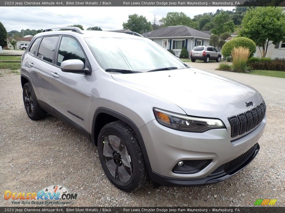 2020 Jeep Cherokee Altitude 4x4 Billet Silver Metallic / Black Photo #7