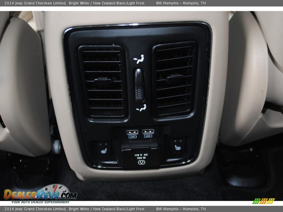 2014 Jeep Grand Cherokee Limited Bright White / New Zealand Black/Light Frost Photo #23