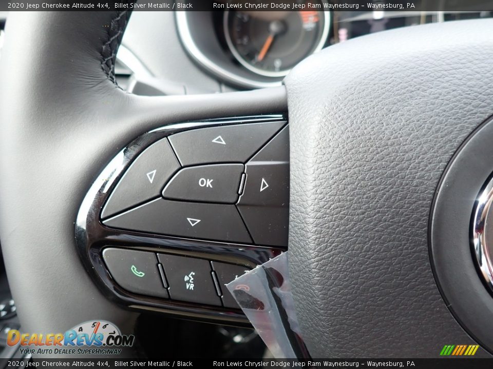 2020 Jeep Cherokee Altitude 4x4 Billet Silver Metallic / Black Photo #19