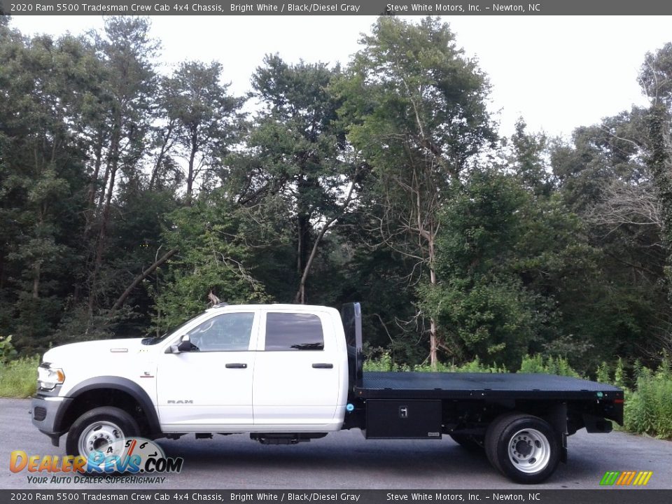 2020 Ram 5500 Tradesman Crew Cab 4x4 Chassis Bright White / Black/Diesel Gray Photo #1