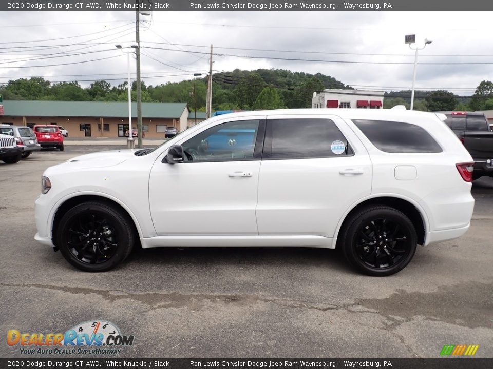 2020 Dodge Durango GT AWD White Knuckle / Black Photo #3