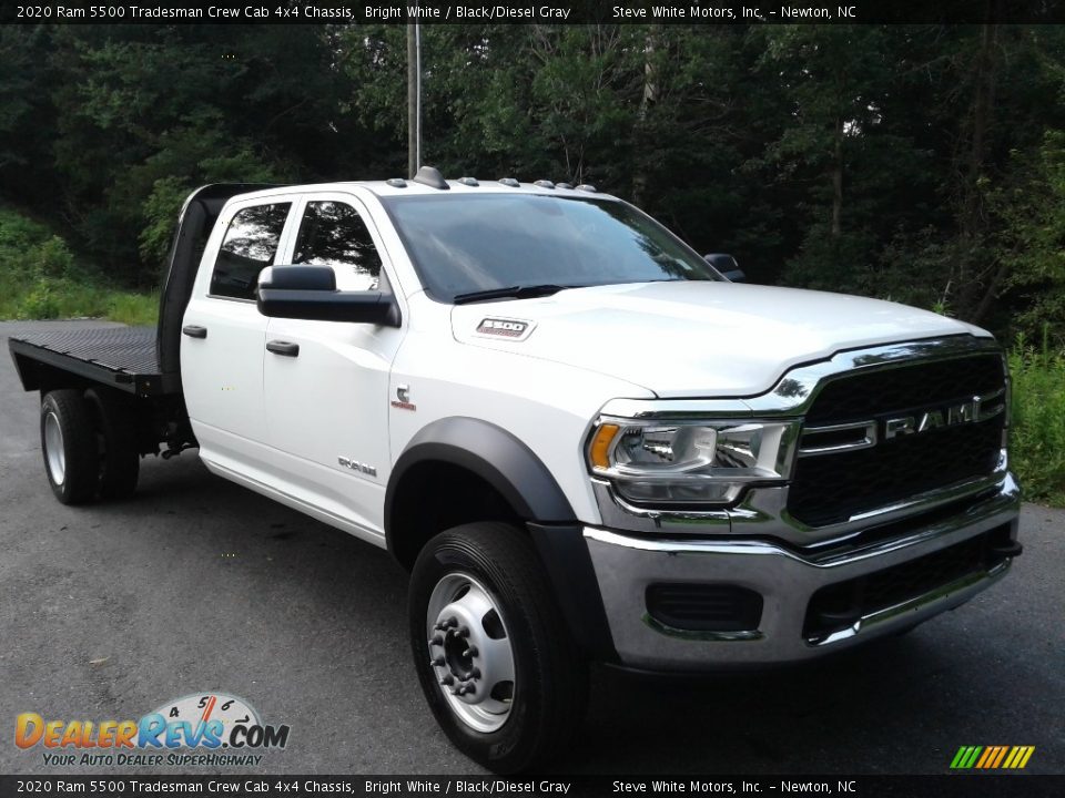 2020 Ram 5500 Tradesman Crew Cab 4x4 Chassis Bright White / Black/Diesel Gray Photo #4