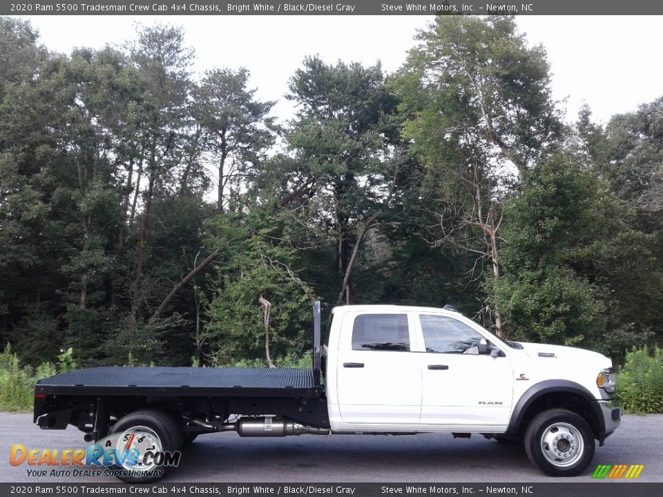 2020 Ram 5500 Tradesman Crew Cab 4x4 Chassis Bright White / Black/Diesel Gray Photo #5