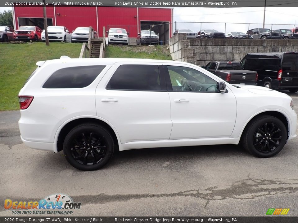 2020 Dodge Durango GT AWD White Knuckle / Black Photo #7