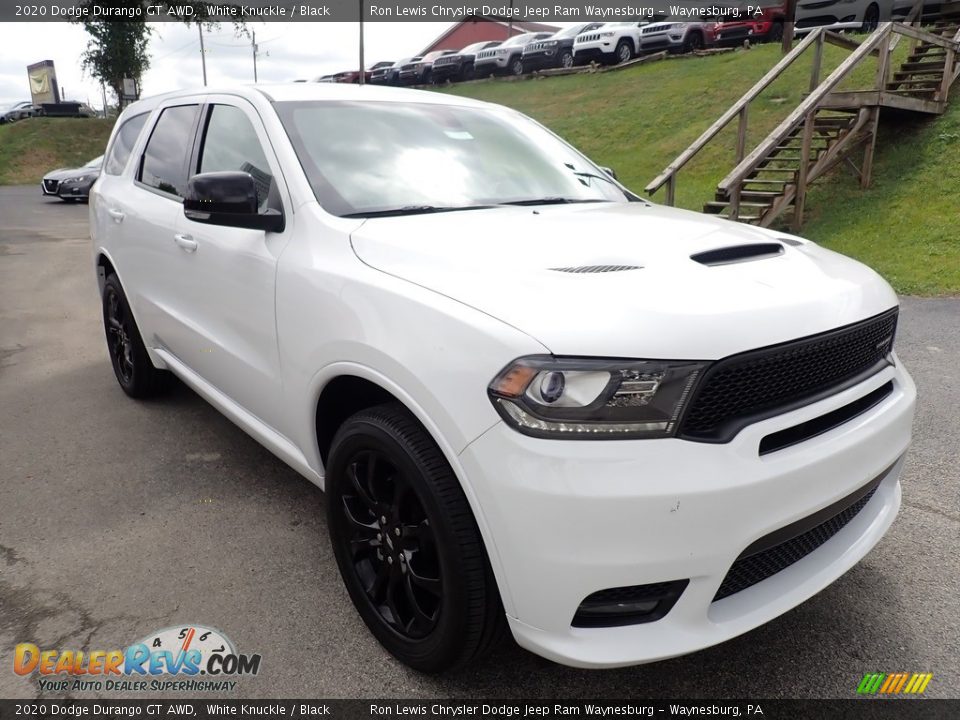 2020 Dodge Durango GT AWD White Knuckle / Black Photo #8