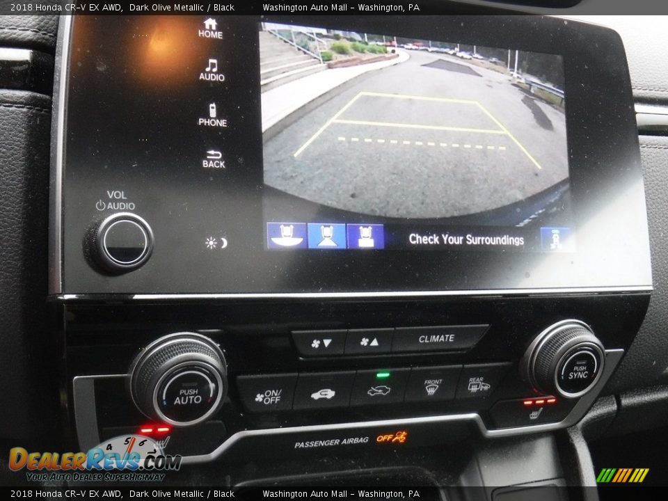2018 Honda CR-V EX AWD Dark Olive Metallic / Black Photo #5