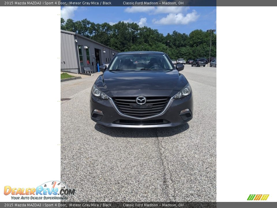 2015 Mazda MAZDA3 i Sport 4 Door Meteor Gray Mica / Black Photo #2