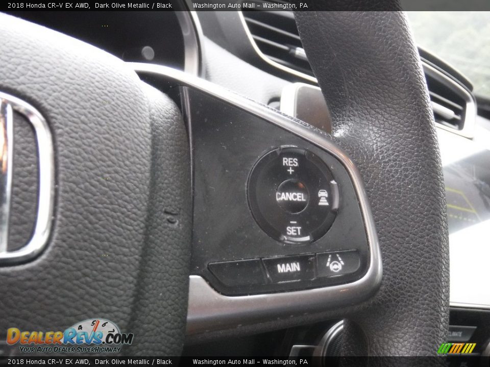 2018 Honda CR-V EX AWD Dark Olive Metallic / Black Photo #8