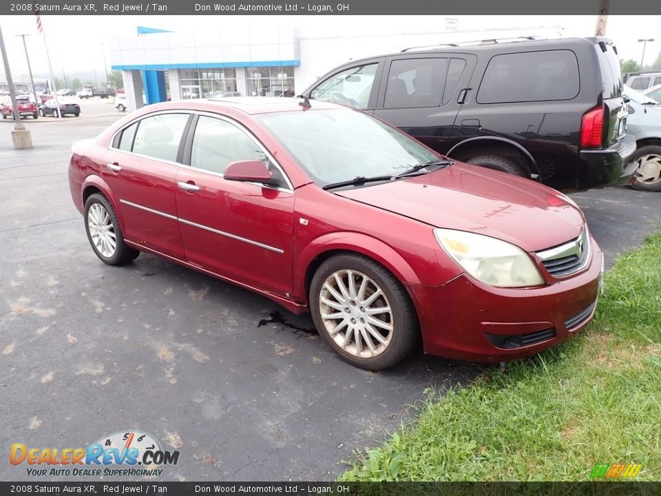 2008 Saturn Aura XR Red Jewel / Tan Photo #1