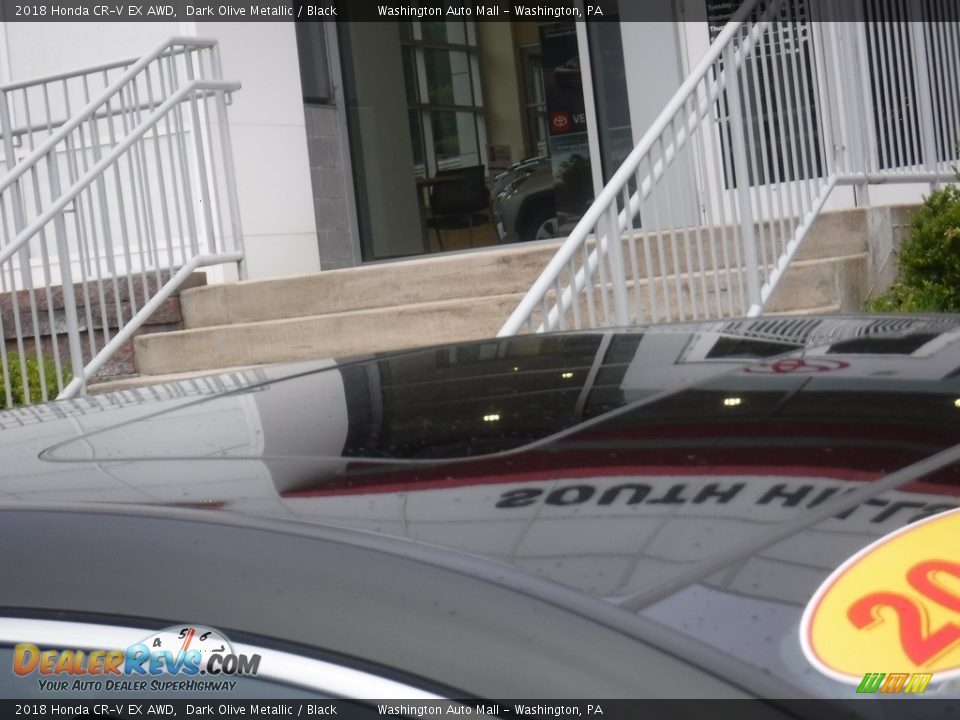 2018 Honda CR-V EX AWD Dark Olive Metallic / Black Photo #10