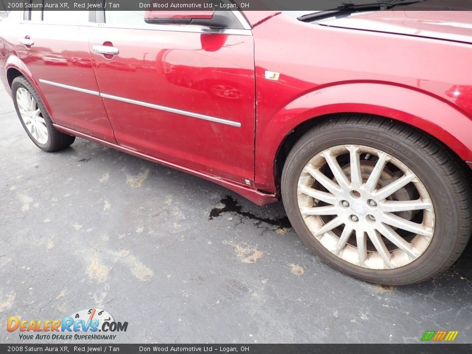 2008 Saturn Aura XR Red Jewel / Tan Photo #3