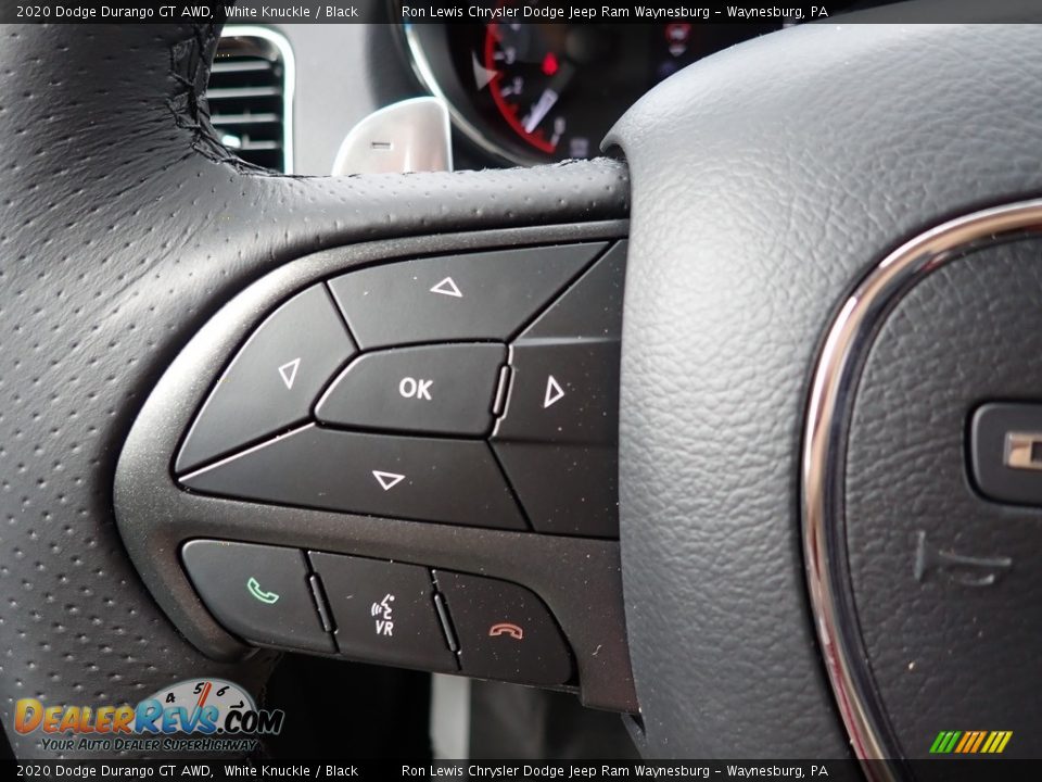 2020 Dodge Durango GT AWD White Knuckle / Black Photo #19