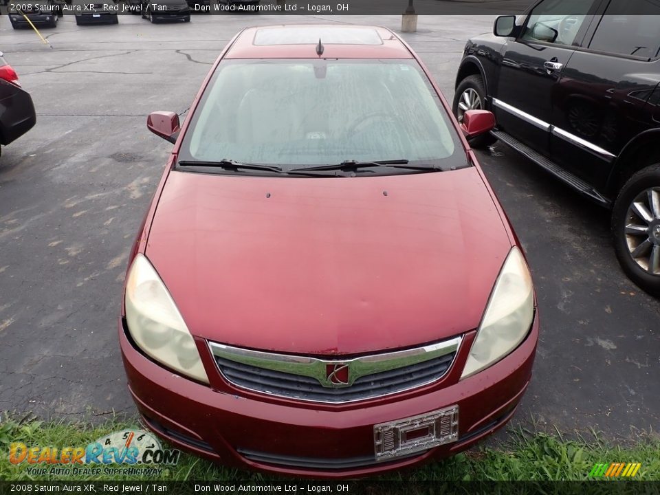 2008 Saturn Aura XR Red Jewel / Tan Photo #4