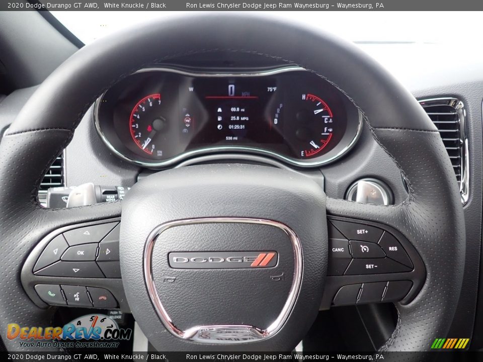 2020 Dodge Durango GT AWD White Knuckle / Black Photo #20